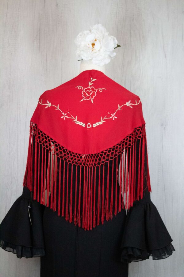MFN128-2-scaled Mantón niña rojo bordado