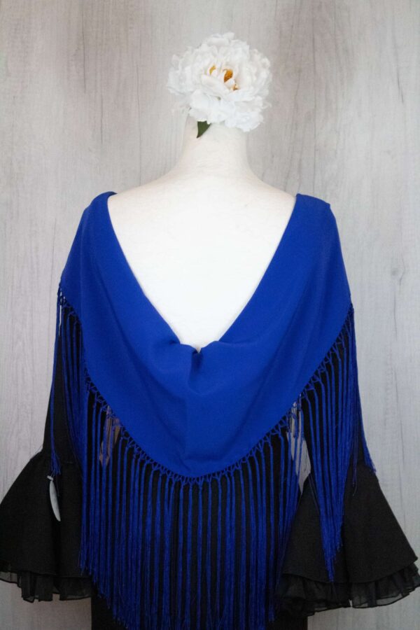 Mantón azul eléctrico