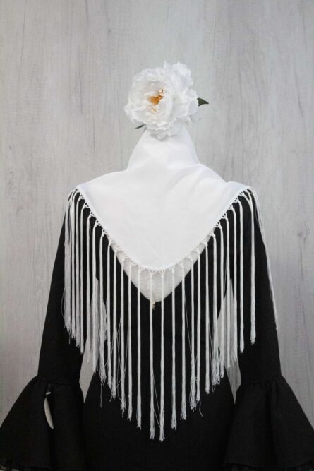 Mantón niña blanco - Imagen 1