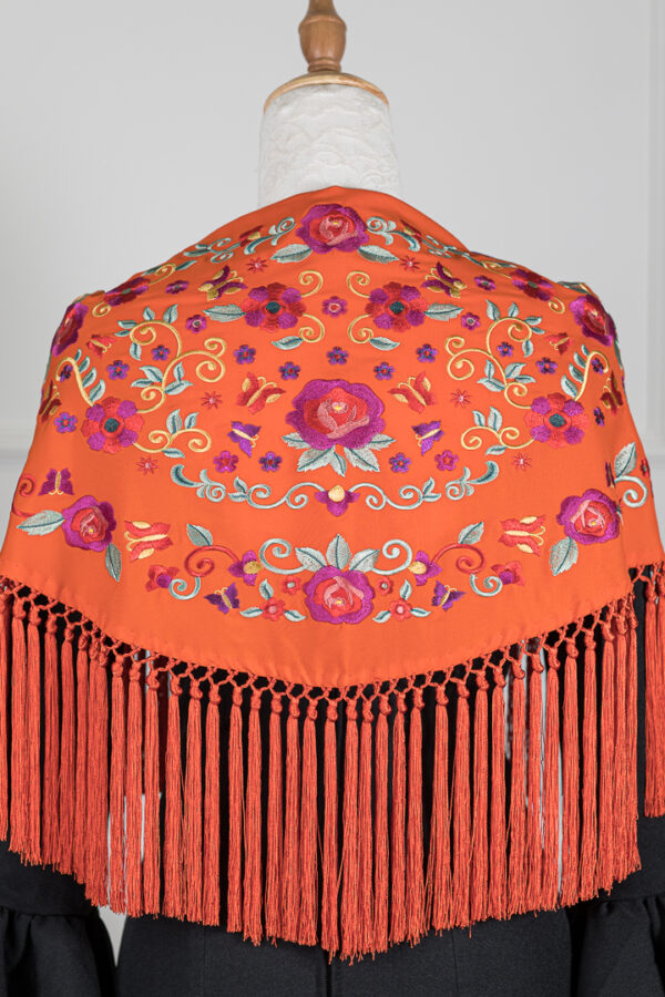 Mantón Carmen Naranja
