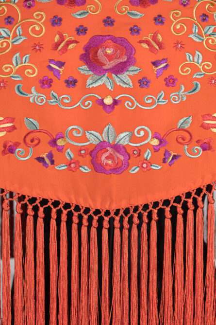 Mantón Carmen Naranja - Imagen 3