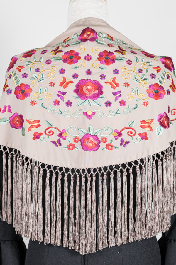 Mantón Carmen Beige