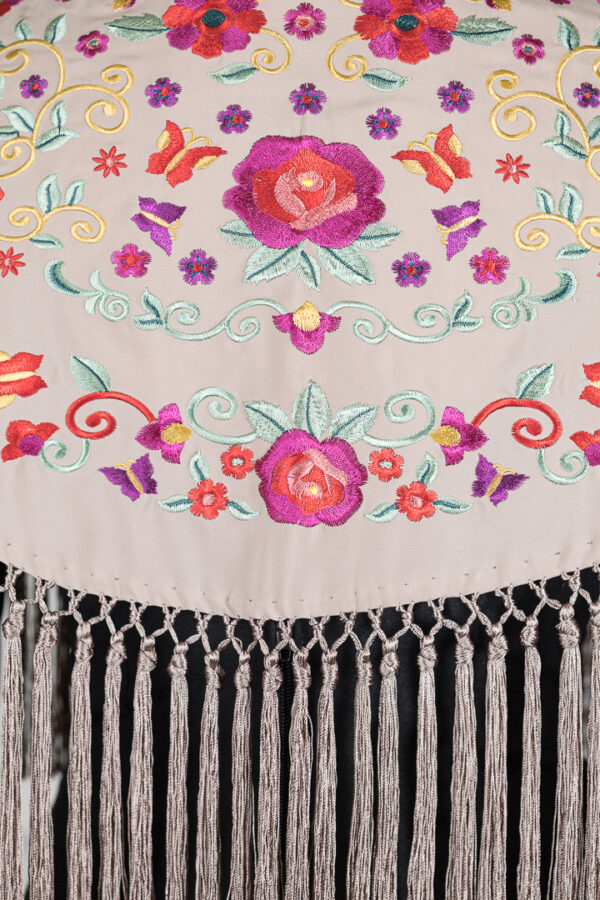 Mantón Carmen Beige