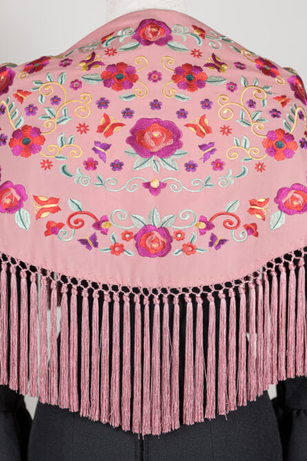 Mantón Carmen Rosa Empolvado - Imagen 3