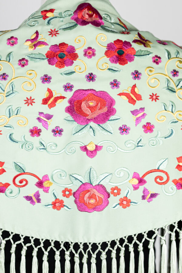 Mantón Carmen Verde Jabonoso