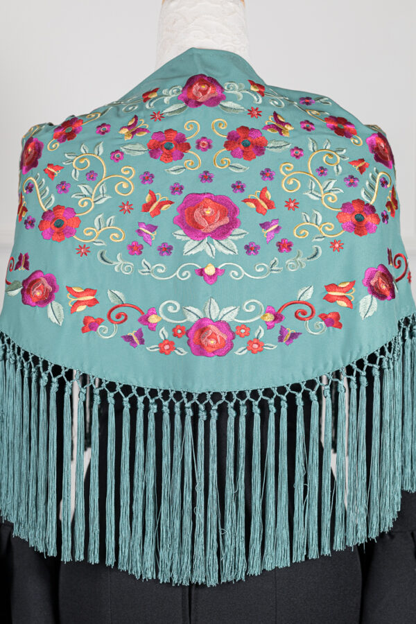 Mantón Carmen Turquesa