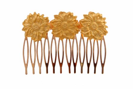 Peinecillo dorado de girasoles - Imagen 1