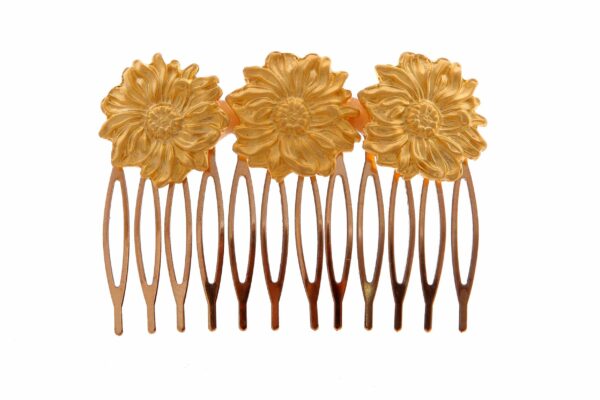 Peinecillo dorado de girasoles