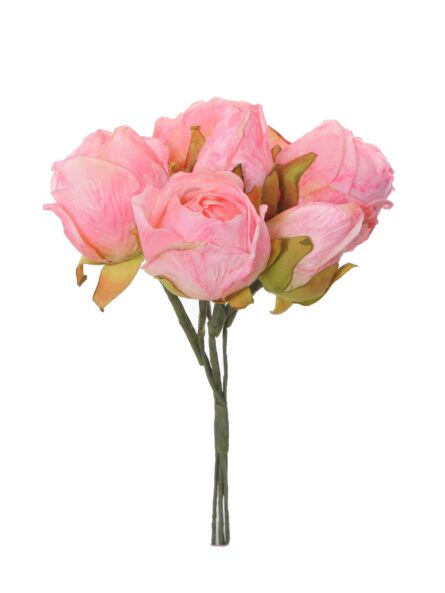 Capullo envejecido de rosas color Rosa Bebé - Imagen 1