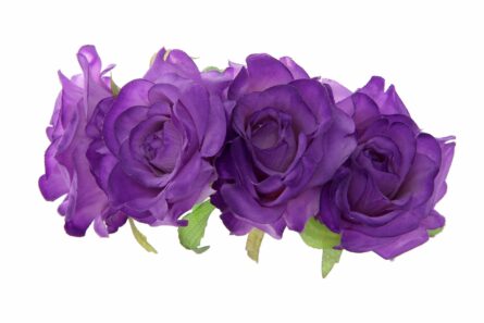 Diadema de rosas en color ultravioleta - Imagen 1