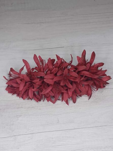 Diadema de jazmines burdeos - Imagen 1