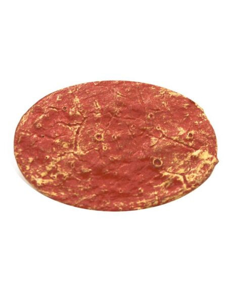 Broche de flamenca craqueado coral con reflejos dorados - Imagen 1