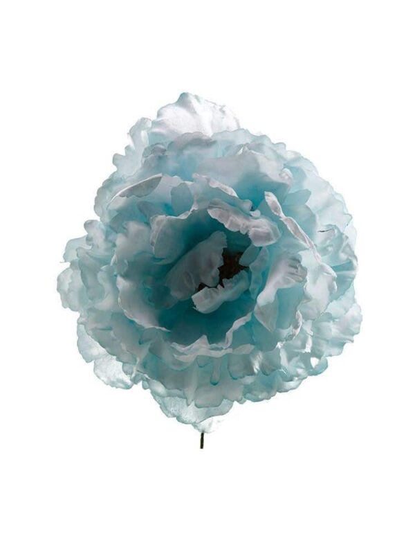 Flamenca flower peony aquamarine pastel