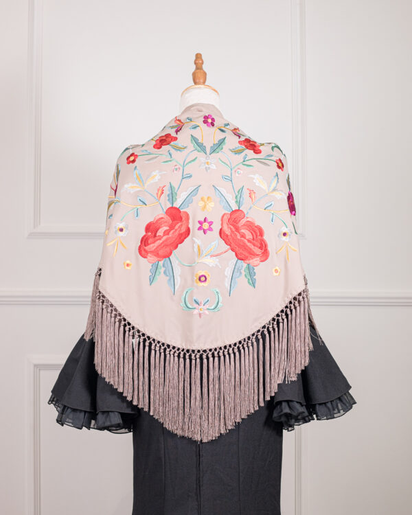 Mantón Amara Beige