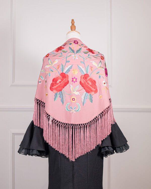 Mantón Amara Rosa Chicle