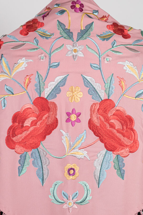 Mantón Amara Rosa Chicle