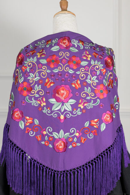 Mantón Rubí Morado - Imagen 2