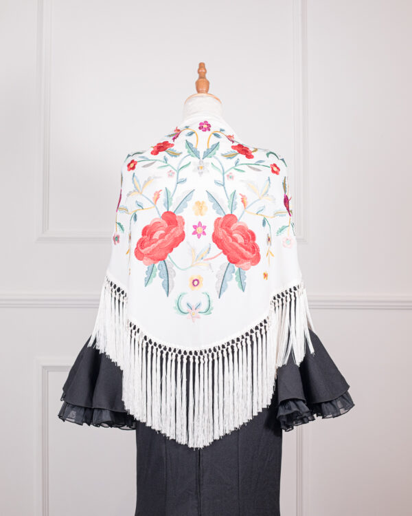Mantón Amara Blanco