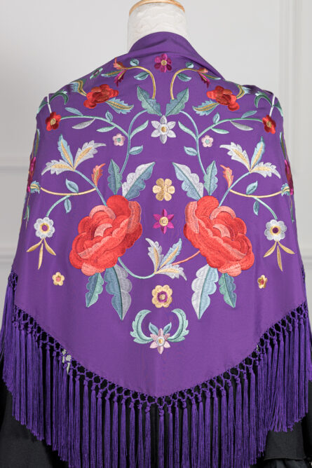 Mantón Amara Morado - Imagen 2