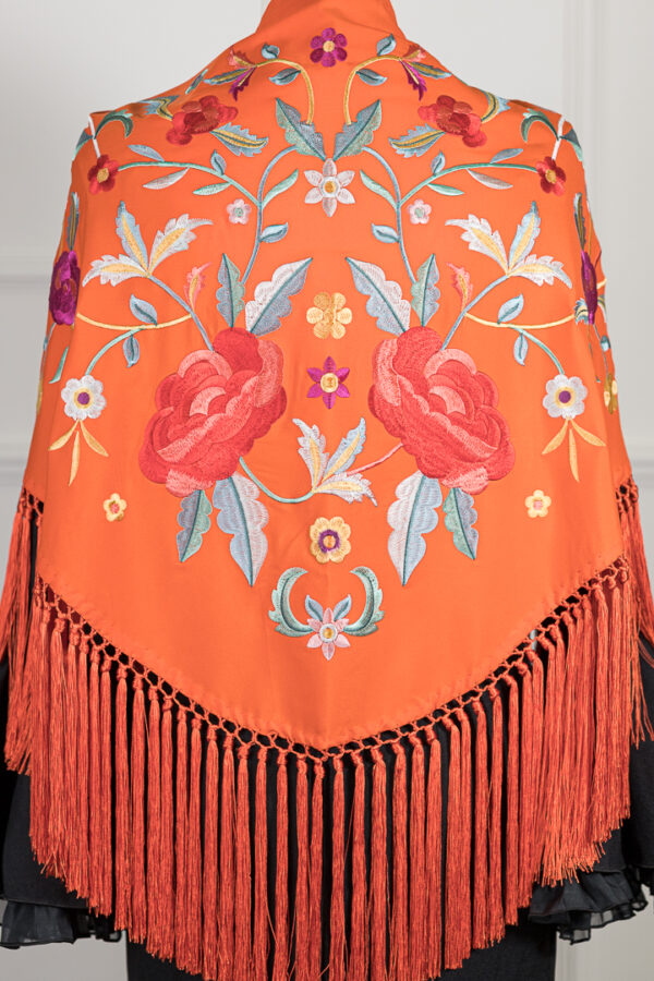 Mantón Amara Naranja