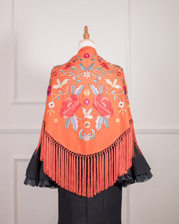 Mantón Amara Naranja