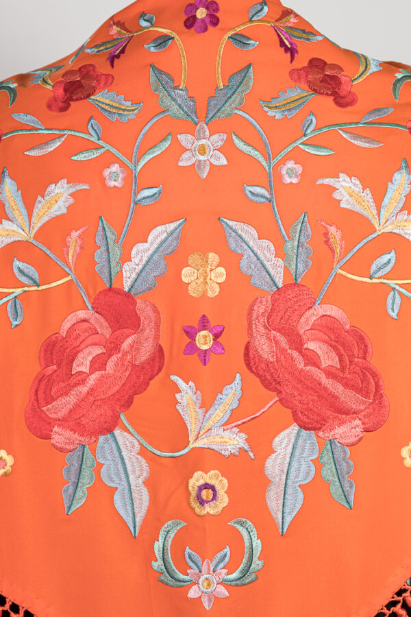 Mantón Amara Naranja