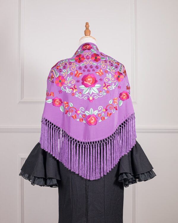 Mantón Rubí Violeta
