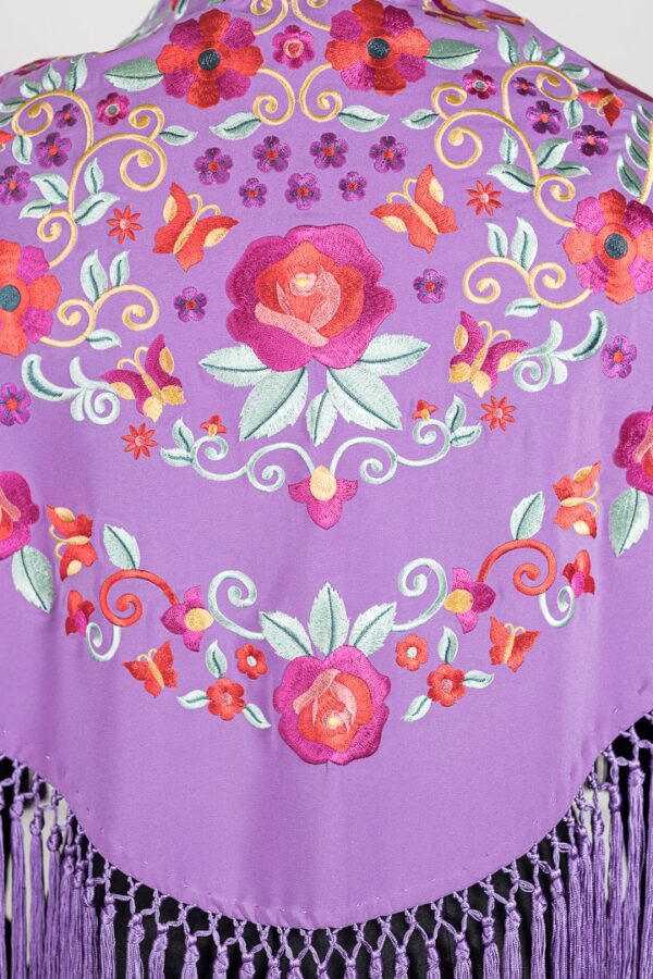 Mantón Rubí Violeta