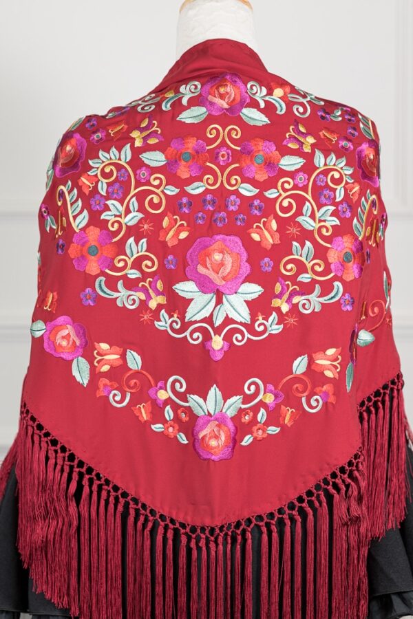 Mantón Rubí Rojo