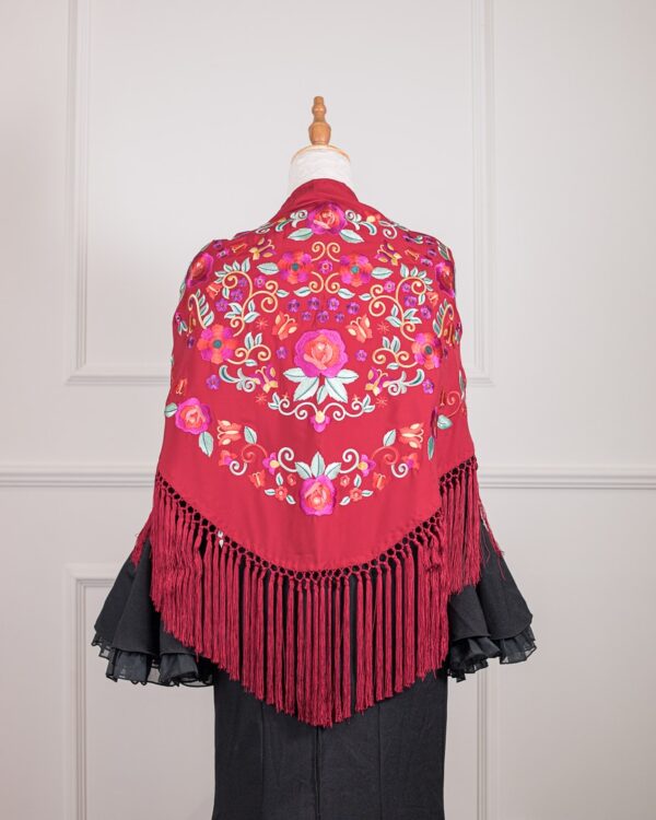 Mantón Rubí Rojo