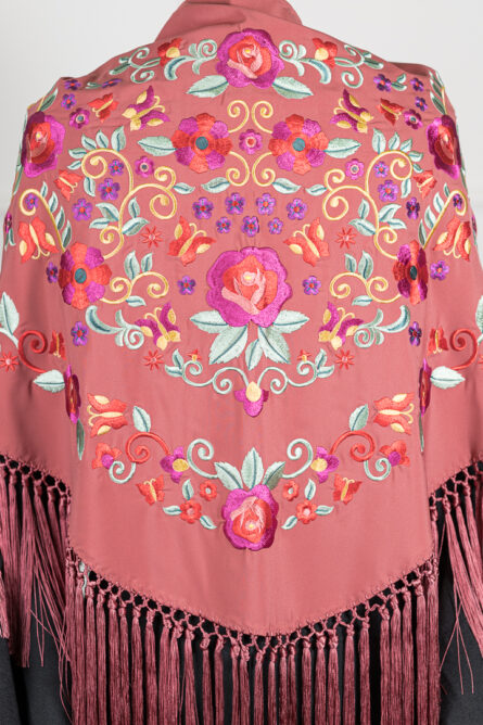Mantón Rubí Rosa empolvado - Imagen 3