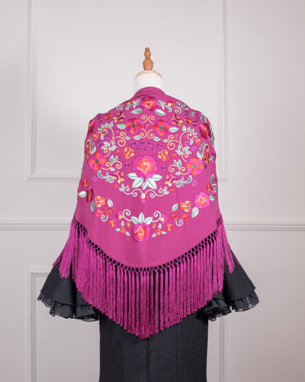 Mantón Rubí Buganvilla - Imagen 1