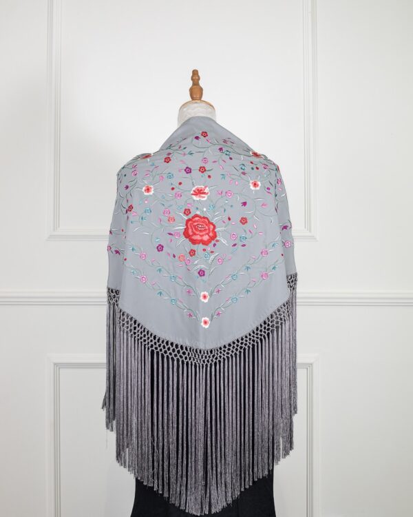 Mantón Alma Gris