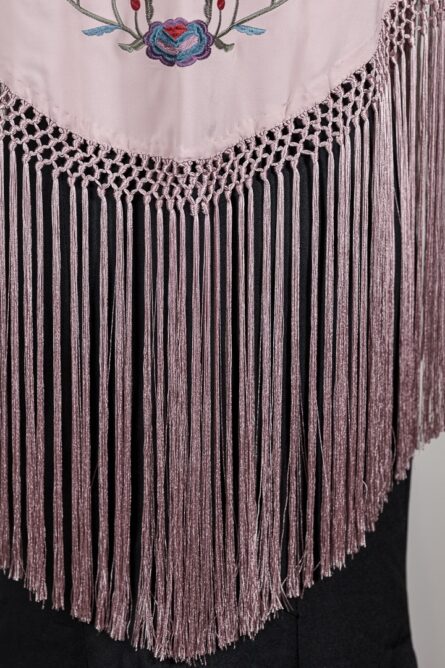Mantón Alma rosa bebé - Imagen 2