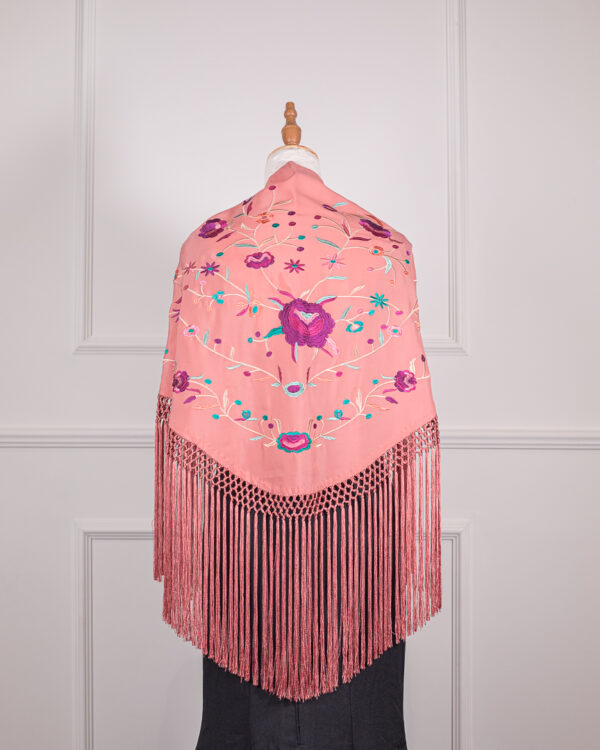 Mantón Alma Rosa Palo