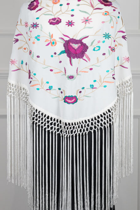 Mantón Alma Blanco - Imagen 3