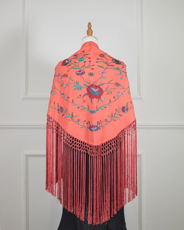Mantón Alma Coral