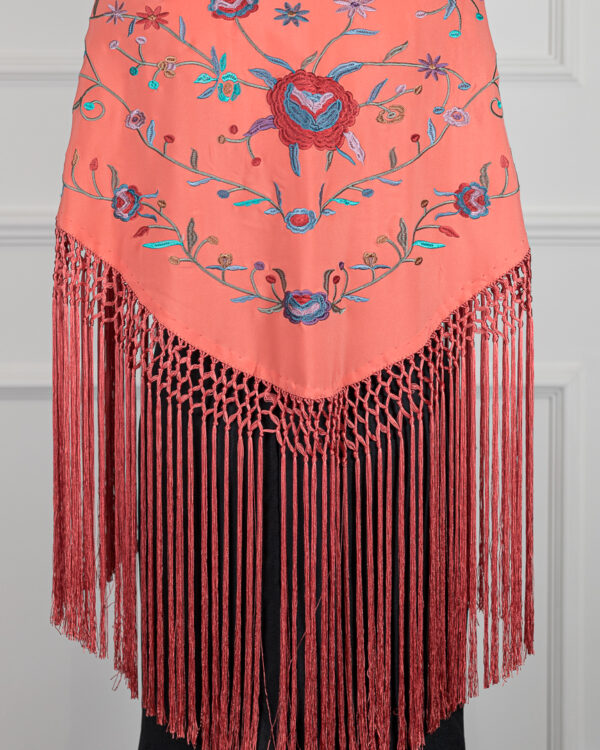 Mantón Alma Coral