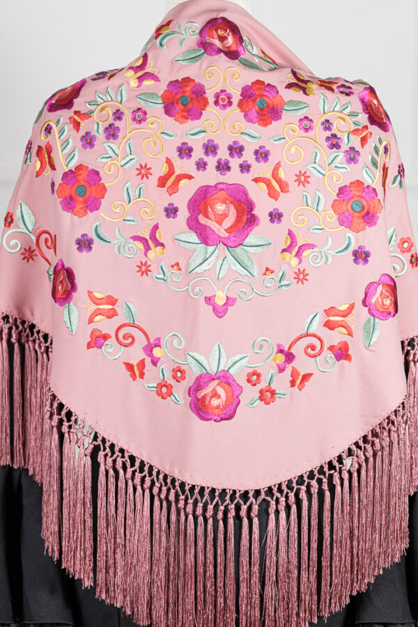 Mantón Rubí Rosa