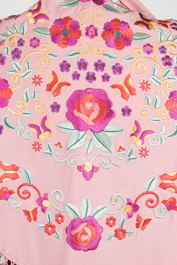 Mantón Rubí Rosa