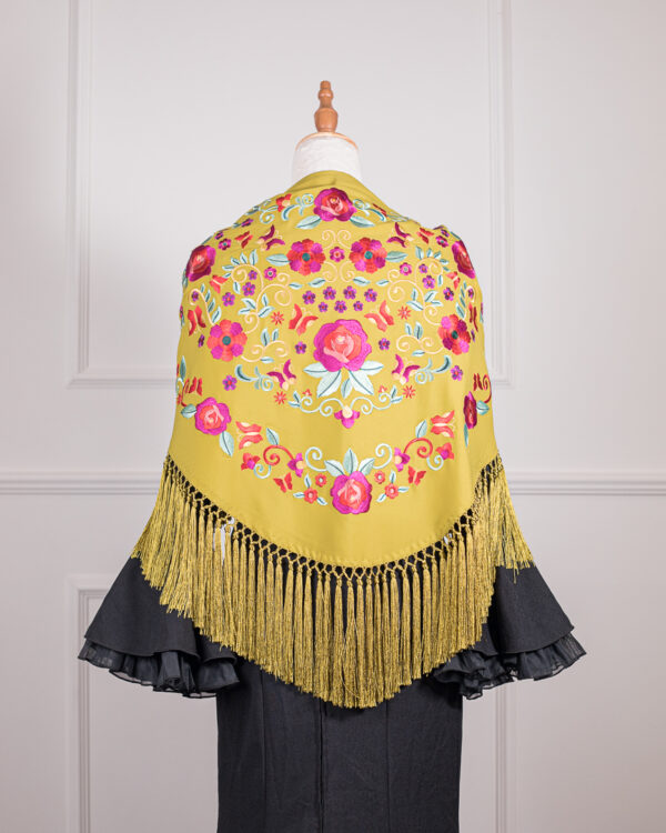 Mantón Rubí Amarillo