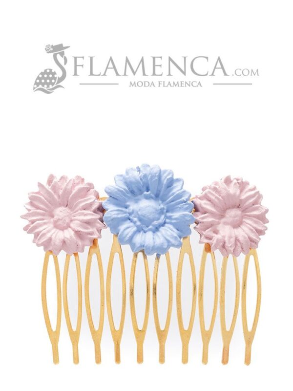 Peinecillo de flamenca de porcelana ducado y maquillaje