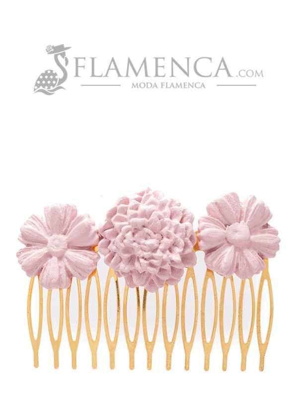 Peinecillo de flamenca de porcelana maquillaje