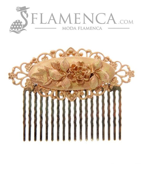 Peinecillo de flamenca oro