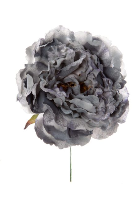 Peonia de flamenca colo gris con reflejos plata - Imagen 1