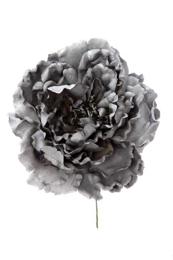 Peonia de flamenca color plata