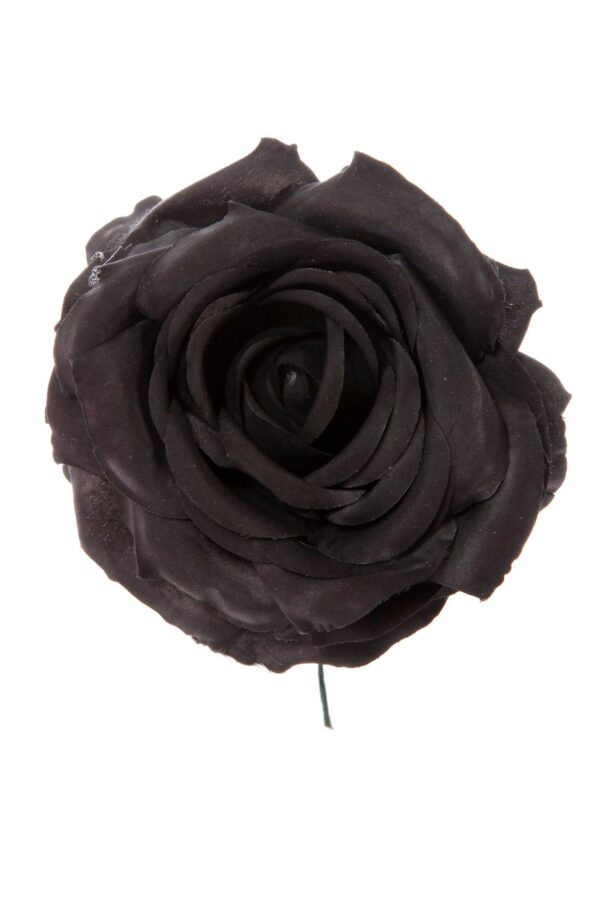 Rosa de flamenca color negro