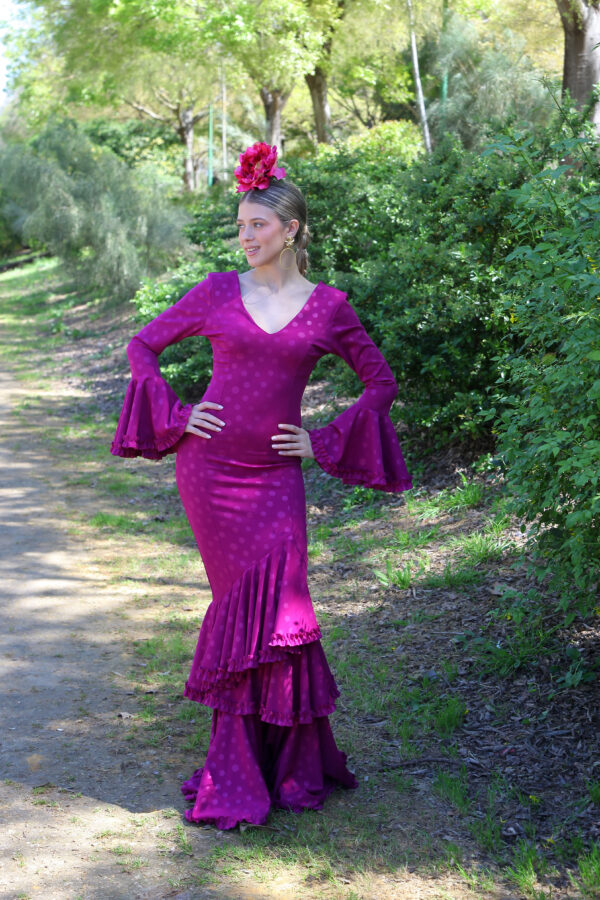 Traje de Flamenca Quejío Buganvilla