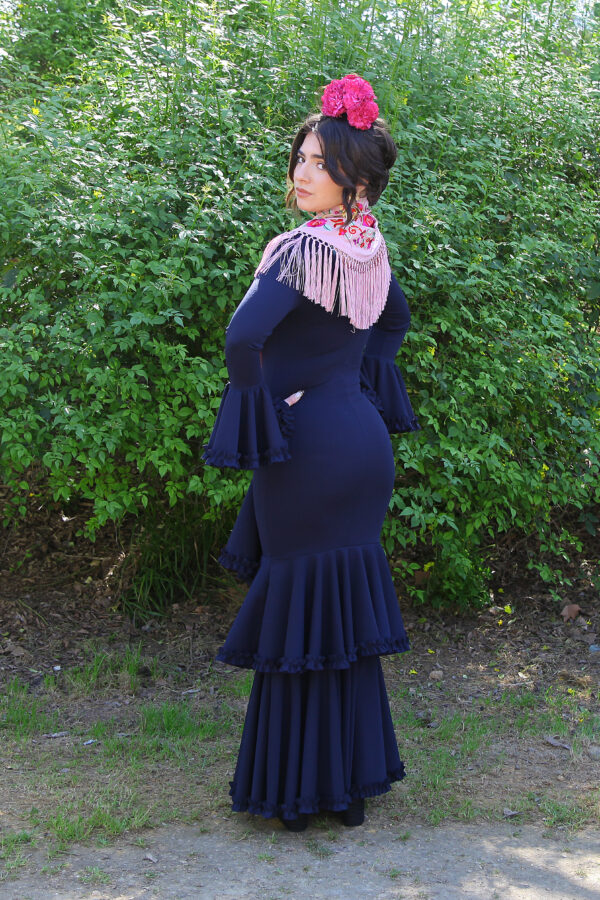 Traje de Flamenca Jazmín Petróleo Traje de Flamenca Jazmín Petróleo