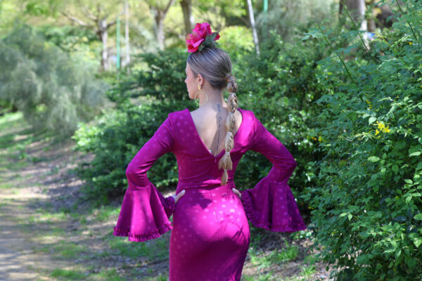 Traje de Flamenca Quejío Buganvilla